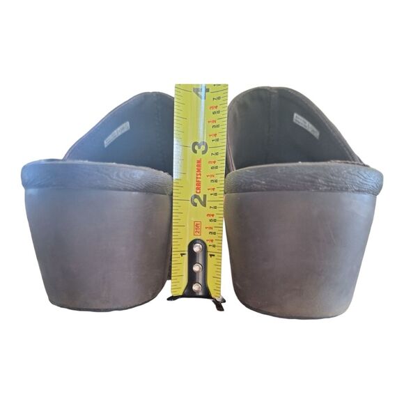 Crocs Cobbler Quilt Women's Size 9 Brown Leather Platform Clog Shoes Comfort - Picture 6 of 15